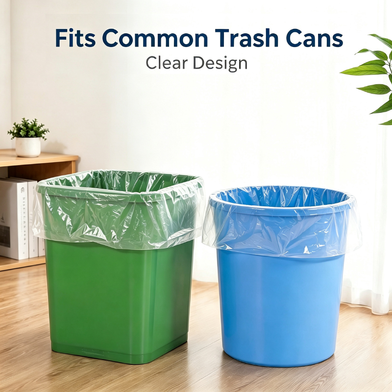 50PCS Clear Trash Bags Large C - Commercial Kitchen Bin recension och pris