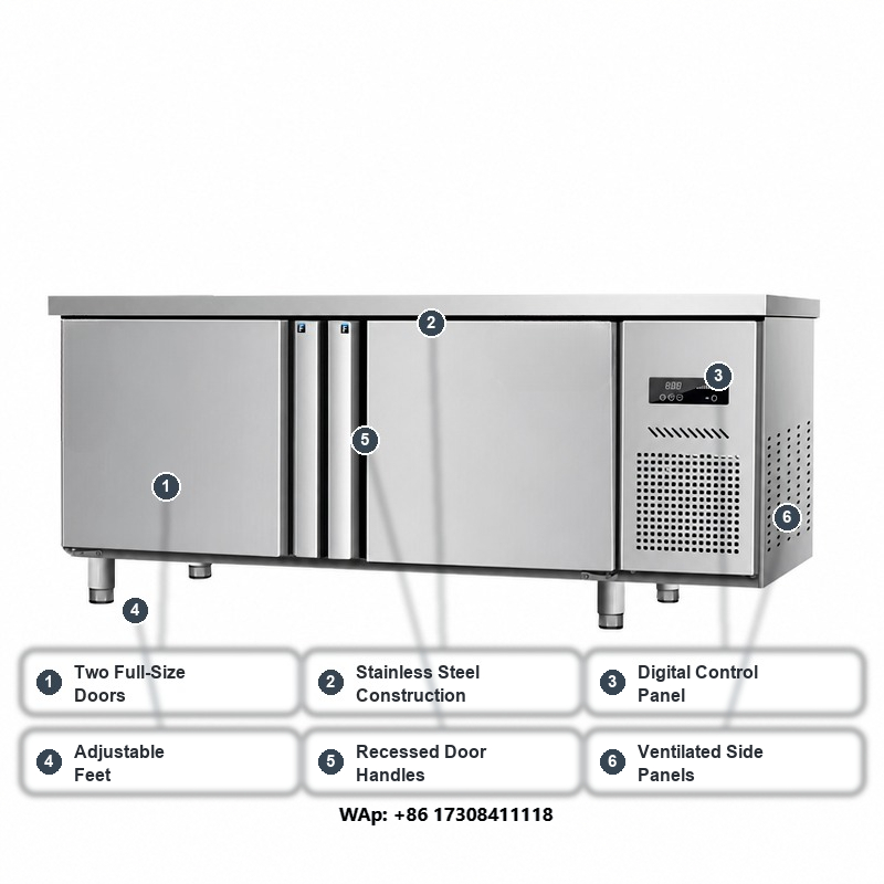 Stainless Steel Worktop Refrig - Commercial Kitchen Worktops recension och pris
