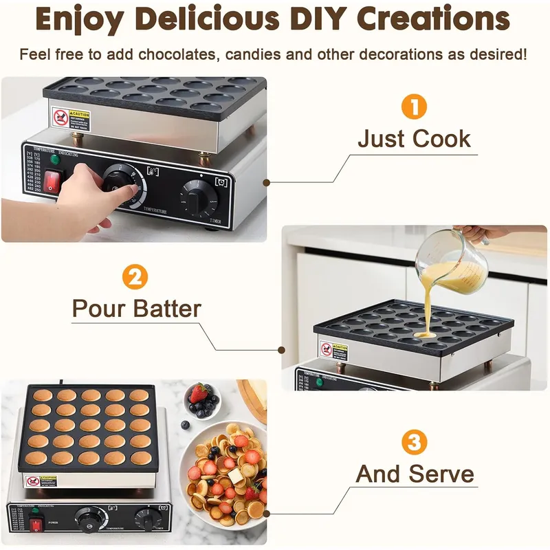 Mini Pancake Maker Commercial  - Commercial Kitchen And Bar recension och pris