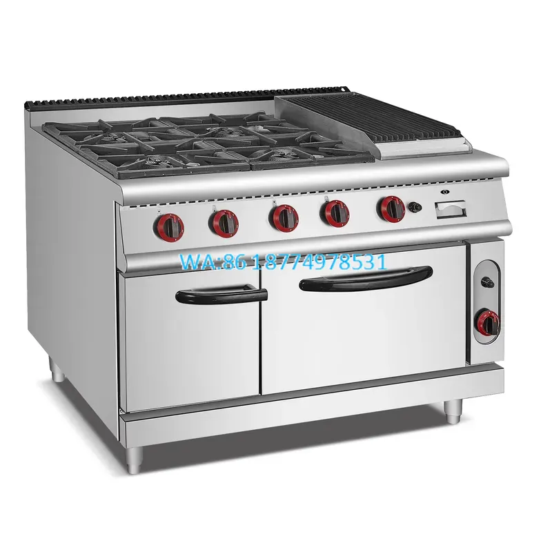 Wmwmnu Commercial 4 Burner Gas - Range Commercial Kitchen recension och pris