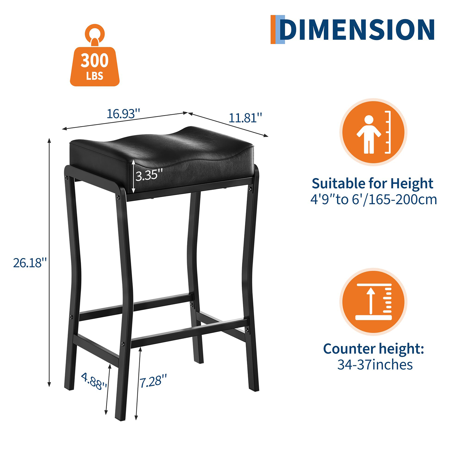 Counter Height Bar Stools Set  - Commercial Kitchen And Bar recension och pris
